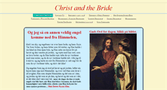 Desktop Screenshot of christandthebride.com