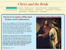 Tablet Screenshot of christandthebride.com